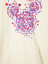 Desigual Desigual Emmline Disney krémové dievčenské šaty s kapucňou