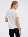 Pepe Jeans Biele dámske tričko Pepe Jeans Camille
