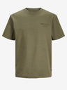 Jack & Jones Jack & Jones Sanchez Khaki pánske tričko