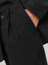 Jack & Jones Čierne pánske orezané nohavice Jack & Jones Karl