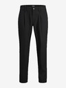 Jack & Jones Čierne pánske orezané nohavice Jack & Jones Karl