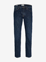 Jack & Jones Tmavomodré pánske džínsy rovného strihu Jack & Jones Chris