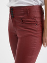 Orsay Bordové dámske nohavice skinny fit ORSAY