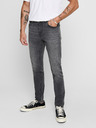 ONLY & SONS Šedé slim fit džínsy ONLY & SONS Warp