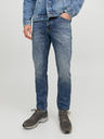 Jack & Jones Modré pánske džínsy rovného strihu Jack & Jones Tim