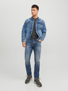 Jack & Jones Modré pánske džínsy rovného strihu Jack & Jones Tim