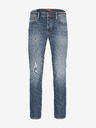 Jack & Jones Modré pánske džínsy rovného strihu Jack & Jones Tim