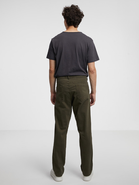 Celio Khaki pánske nohavice Celio Vopry1