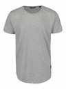 ONLY & SONS Svetlosivé pruhované základné tričko ONLY & SONS Matt