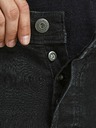 Jack & Jones Čierne slim fit džínsy Jack & Jones Glenn