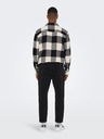 ONLY & SONS Čierne skrátené straight fit džínsy ONLY & SONS Avi