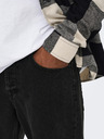 ONLY & SONS Čierne skrátené straight fit džínsy ONLY & SONS Avi