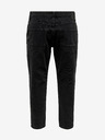 ONLY & SONS Čierne skrátené straight fit džínsy ONLY & SONS Avi
