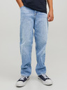 Jack & Jones Svetlomodré chlapčenské džínsy rovného strihu Jack & Jones Chris