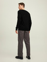 Jack & Jones Čierny pánsky vlnený sveter Jack & Jones Mark