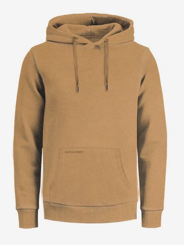 Jack & Jones Svetlohnedá pánska mikina Jack & Jones Drew