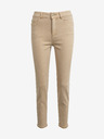 Orsay Béžové dámske skrátené slim fit džínsy ORSAY