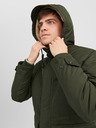 Jack & Jones Khaki pánska zimná parka Jack & Jones Clip