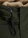 Jack & Jones Khaki pánska zimná parka Jack & Jones Clip