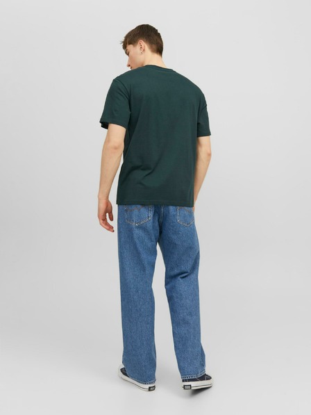 Jack & Jones Tmavozelená pánska košeľa Jack & Jones Vesterbo
