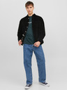 Jack & Jones Tmavozelená pánska košeľa Jack & Jones Vesterbo