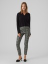 AWARE by VERO MODA Šedé dámske vzorované nohavice AWARE by VERO MODA Gracelynn