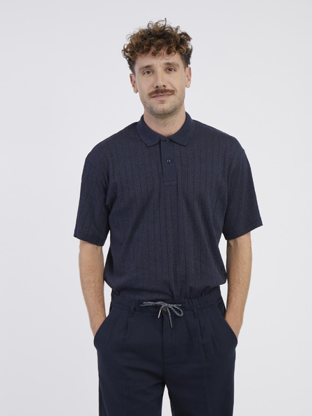 Jack & Jones Tmavomodrá polokošeľa Jack & Jones Connor