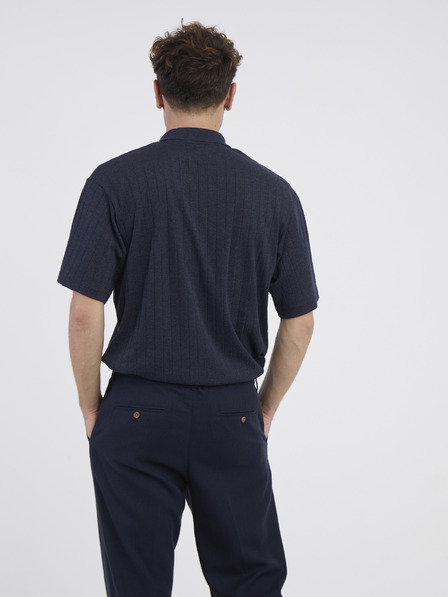 Jack & Jones Tmavomodrá polokošeľa Jack & Jones Connor