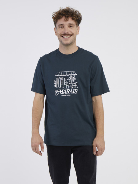 Jack & Jones Jack & Jones Red Hook pánske tričko Petrol