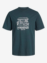 Jack & Jones Jack & Jones Red Hook pánske tričko Petrol