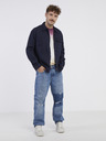 Jack & Jones Tmavomodrá pánska vrchná košeľa Jack & Jones Ben