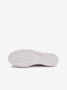 Converse Svetlo fialové dámske kožené členkové tenisky na platforme Converse Chuck Taylor All Star Lift