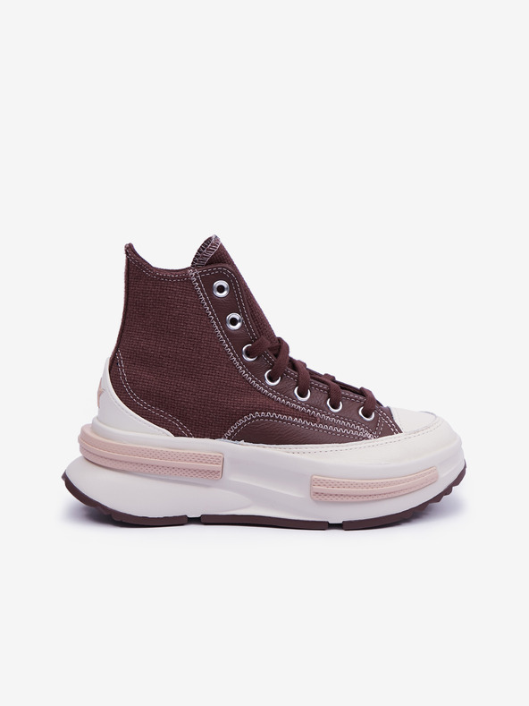 Converse Vínové dámske členkové tenisky na platforme Converse Run Star Legacy CX Future Archive
