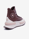 Converse Vínové dámske členkové tenisky na platforme Converse Run Star Legacy CX Future Archive