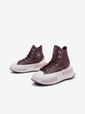 Converse Vínové dámske členkové tenisky na platforme Converse Run Star Legacy CX Future Archive