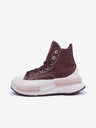 Converse Vínové dámske členkové tenisky na platforme Converse Run Star Legacy CX Future Archive