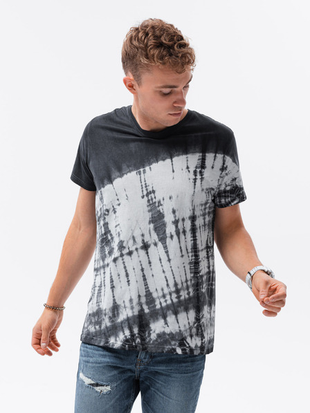Ombre Clothing Šedé pánske tričko Ombre Oblečenie
