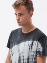 Ombre Clothing Šedé pánske tričko Ombre Oblečenie