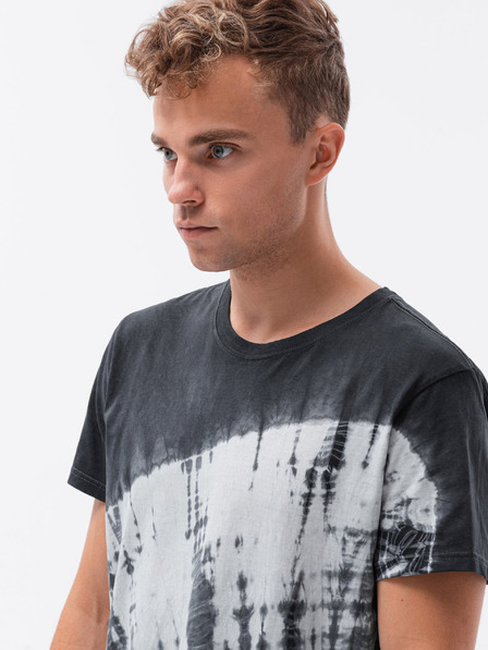 Ombre Clothing Šedé pánske tričko Ombre Oblečenie