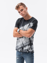 Ombre Clothing Šedé pánske tričko Ombre Oblečenie