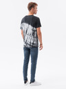 Ombre Clothing Šedé pánske tričko Ombre Oblečenie