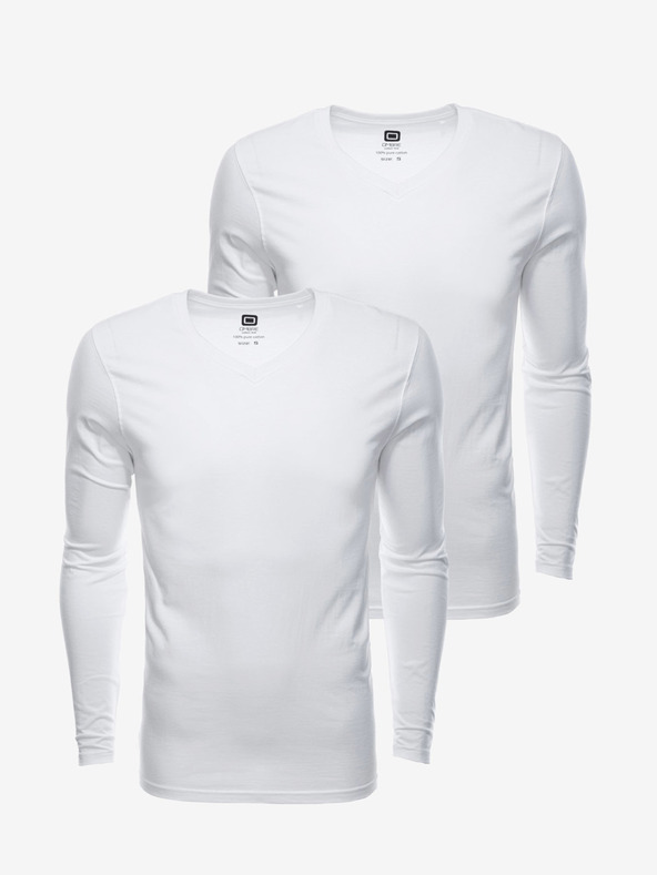 Ombre Clothing Tričko 2 ks