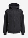 Jack & Jones Čierna chlapčenská softshellová bunda Jack & Jones Basic