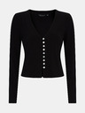 Dorothy Perkins Čierna krátka košeľa na gombíky Dorothy Perkins