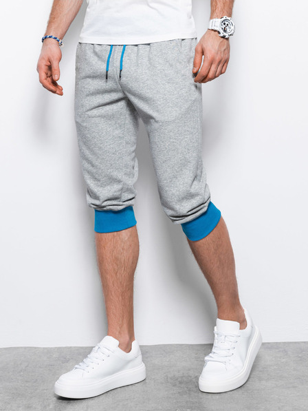 Ombre Clothing Modro-šedé pánske tepláky Ombre Clothing V5 P29
