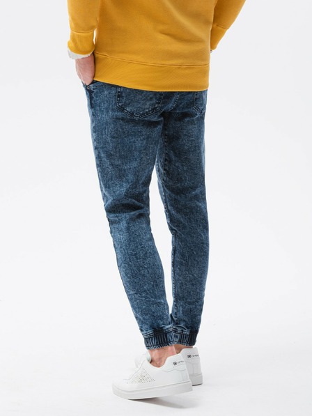 Ombre Clothing Modré pánske nohavice P1027