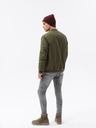 Ombre Clothing Khaki pánska prechodná bunda Ombre Clothing C538