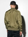 Ombre Clothing Khaki pánska ľahká bunda C439