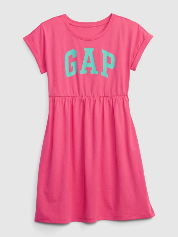 GAP Detské šaty s logom GAP