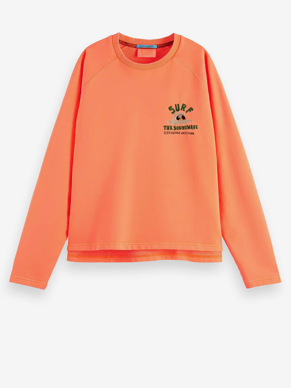 Scotch & Soda Oranžová dámska mikina Scotch & Soda